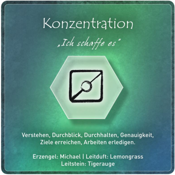 "Konzentration" Edelsteinessenz